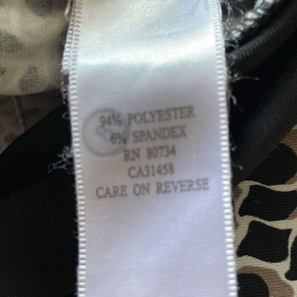 BCBG maxazaria casual flower petals tie at waist cowl neck dress - Picture 10 of 15